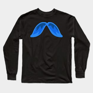 Mustache funny design Long Sleeve T-Shirt